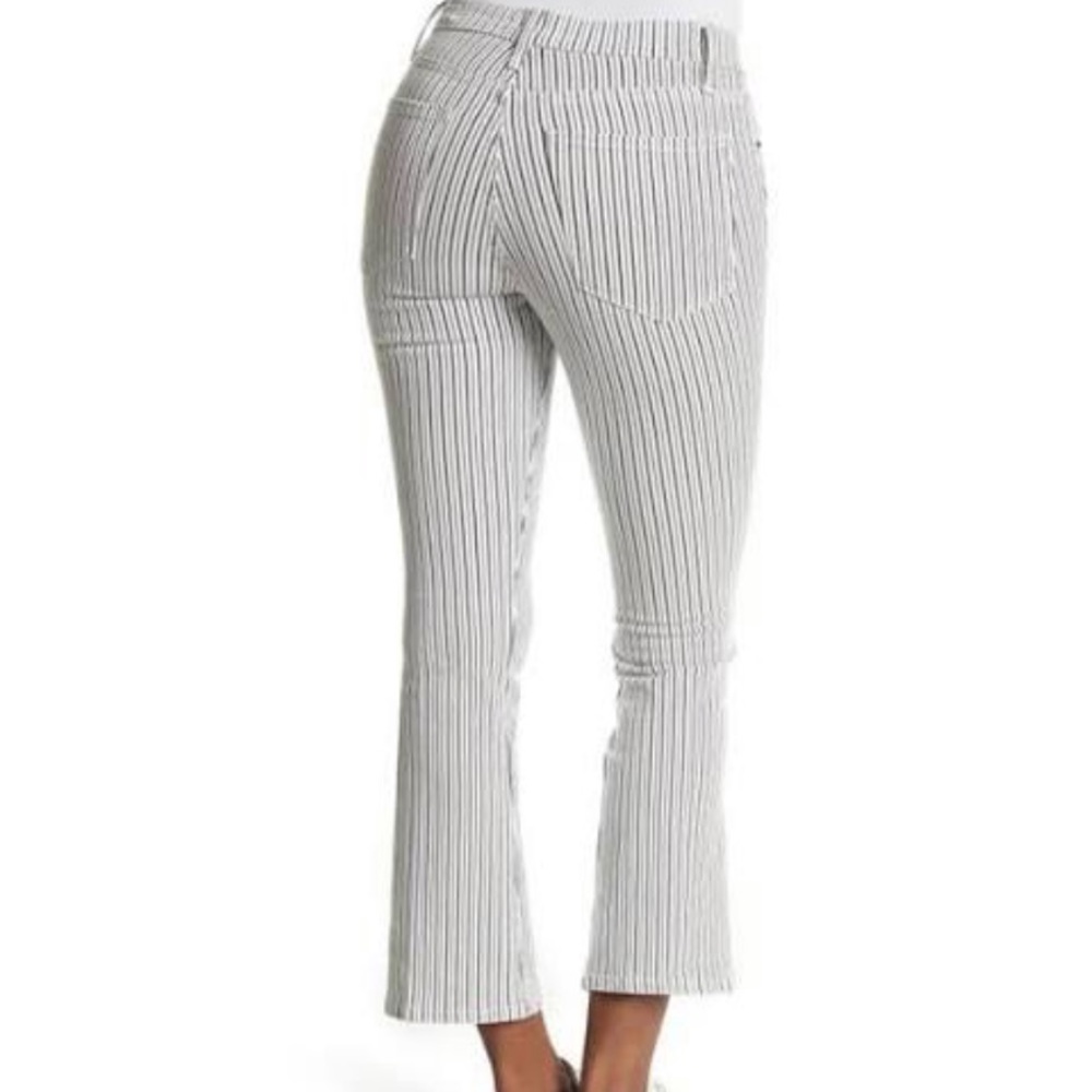NEW wTag-FRAME Le Crop Stripe Mini Boot Jeans 24